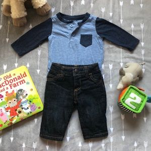 👶 Baby boy outfit!! 0-3 months 2 pieces